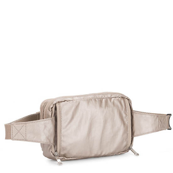 Sacs Kipling Abanu Multi Metallic Convertible Crossbody Bag Beige | FR 1178HA